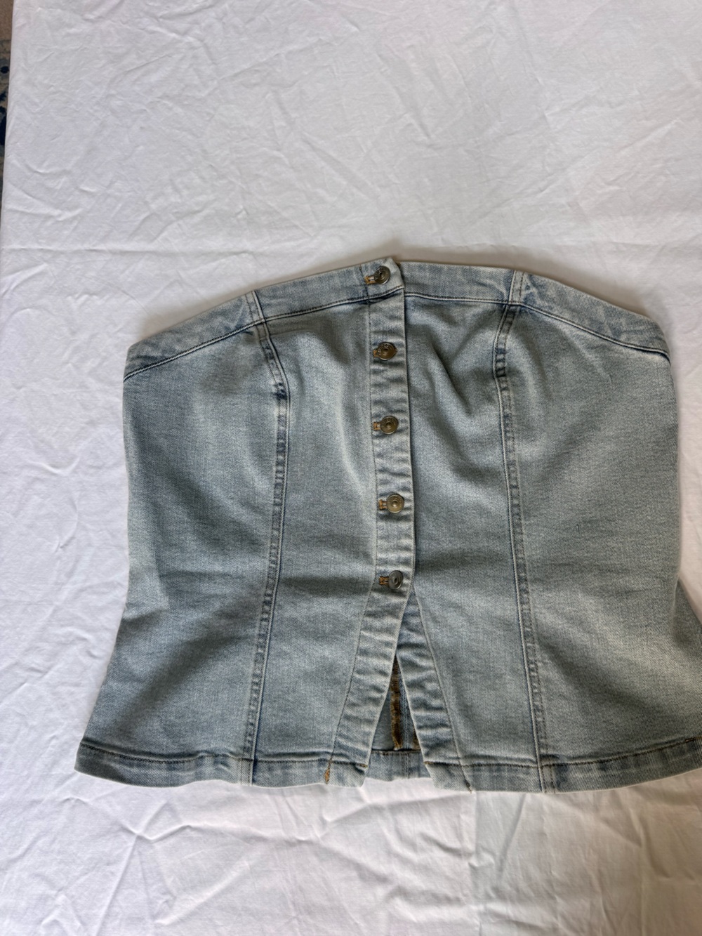 H&M Divided Light Blue Denim Vest